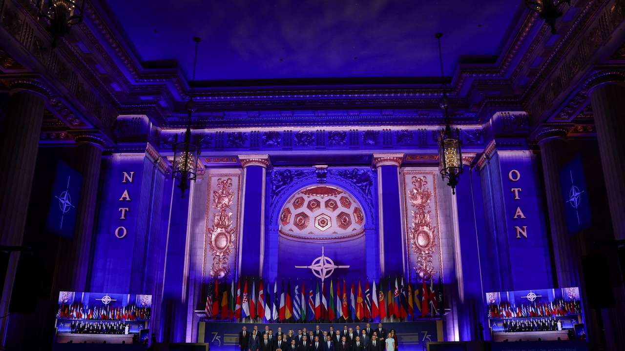 Commemoration of the 75th anniversary of the alliance at a NATO event, in Washington