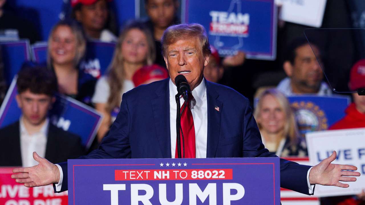 Republican presidential candidate and former U.S. President Donald Trump's rally in Durham