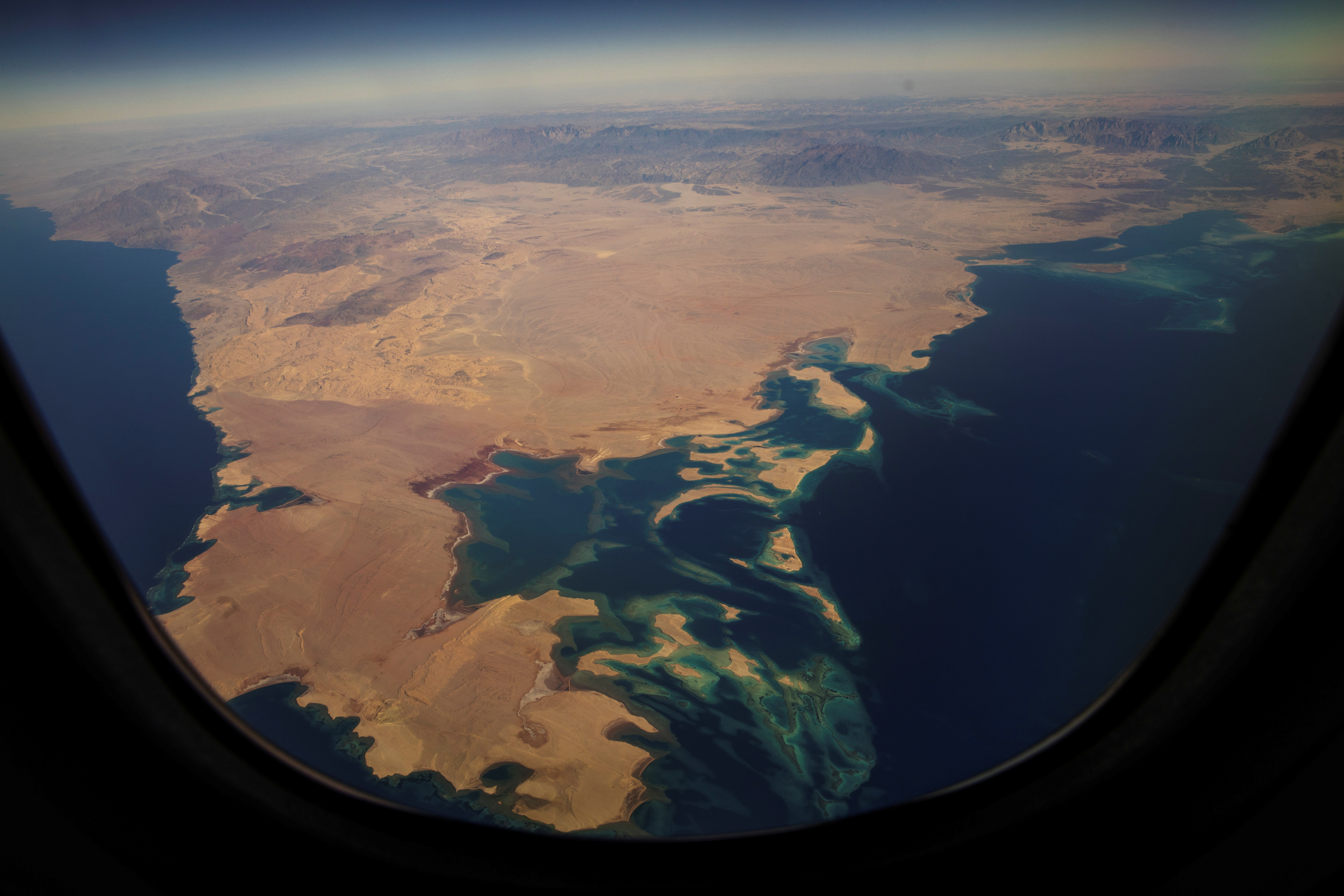 The future Site of the city Neom, a planned cross-border city, stands empty before development begins in the Tabuk Province of northwestern Saudi Arabia