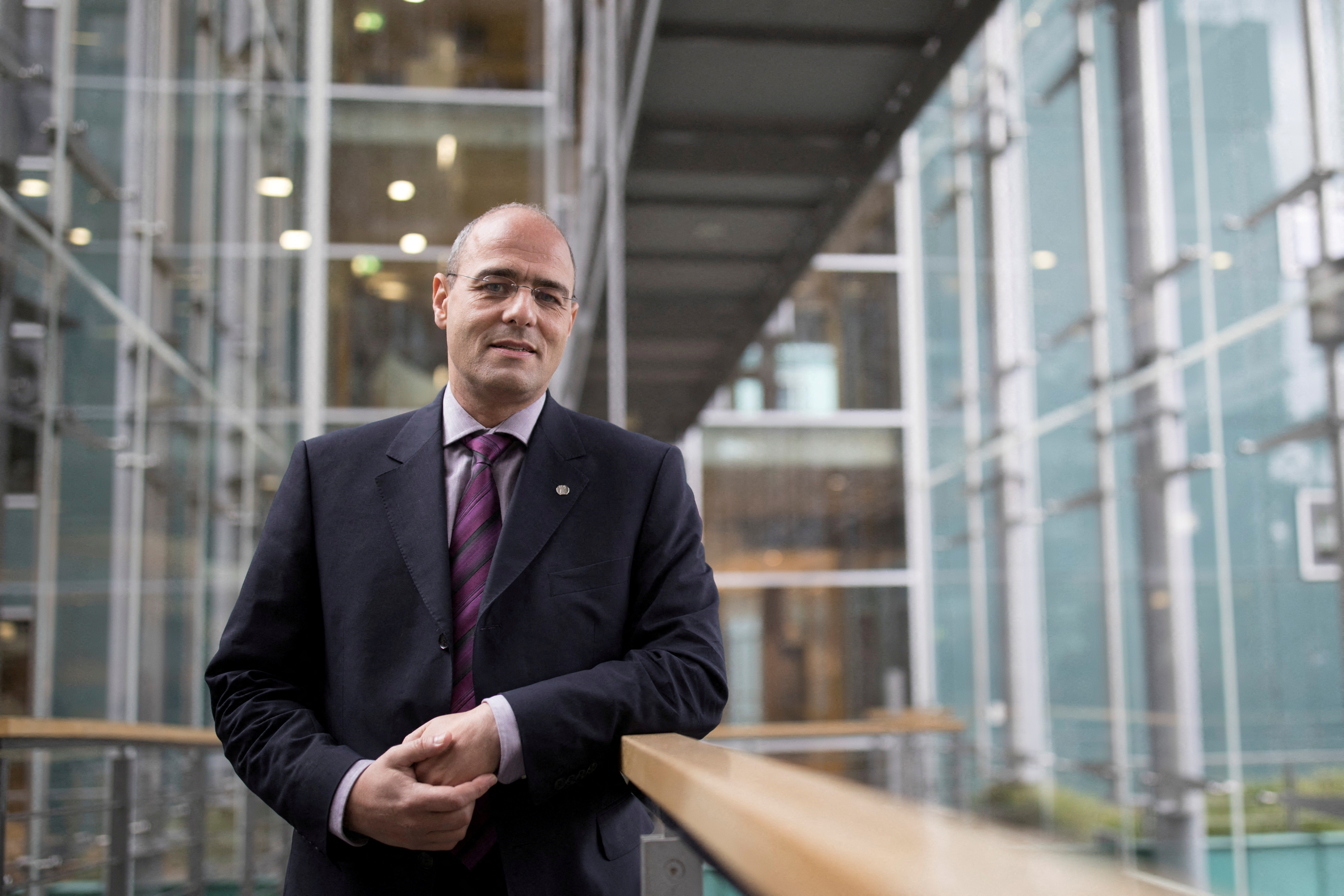 FILE PHOTO: Peter Boehringer, member of the German parliament from the AfD party, poses for a portrait in Berlin