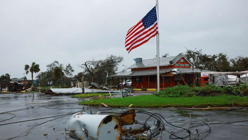 FILE PHOTO: Aftermath of Hurricane Milton's landfall in Florida