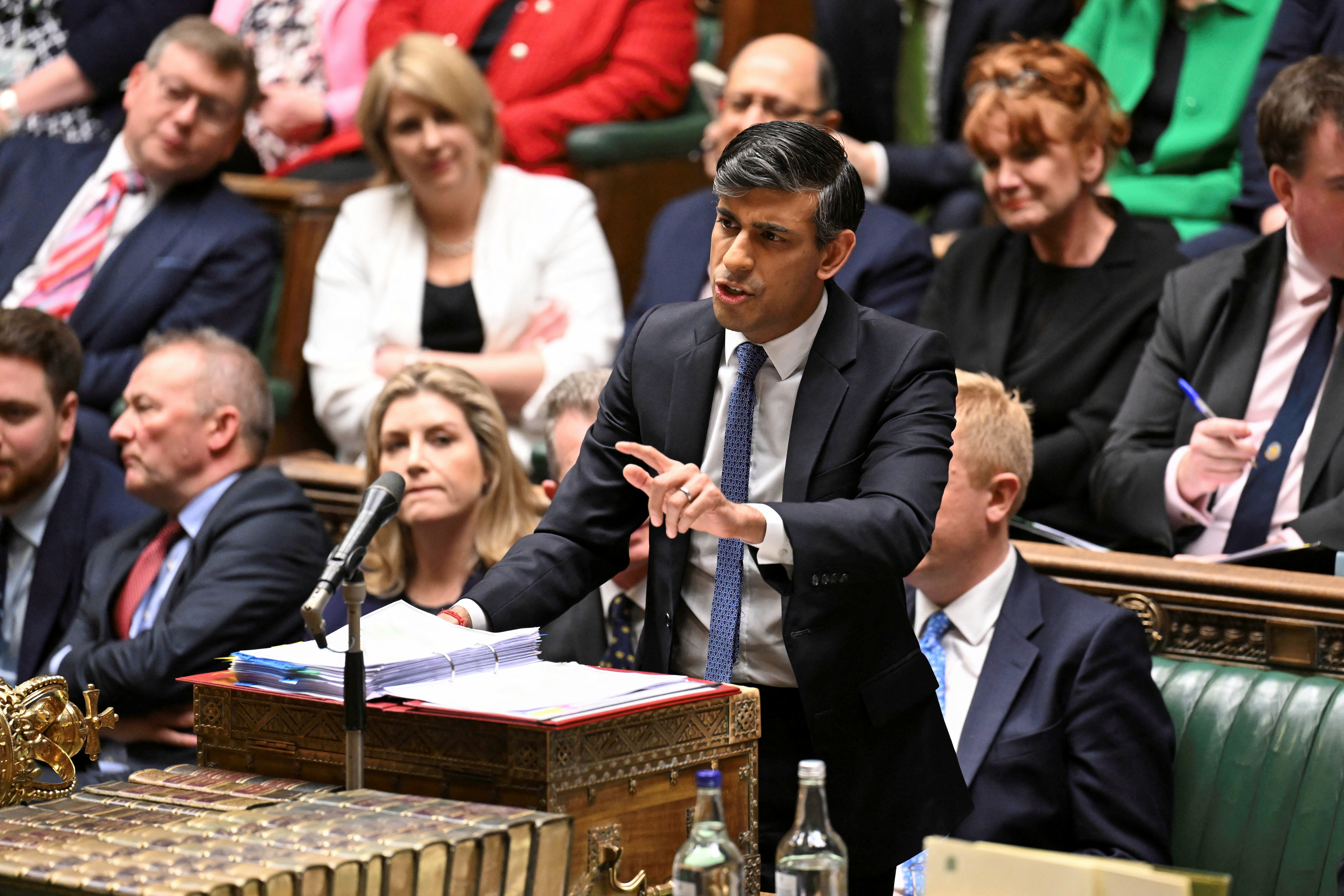 PMQs at the House of Commons in London