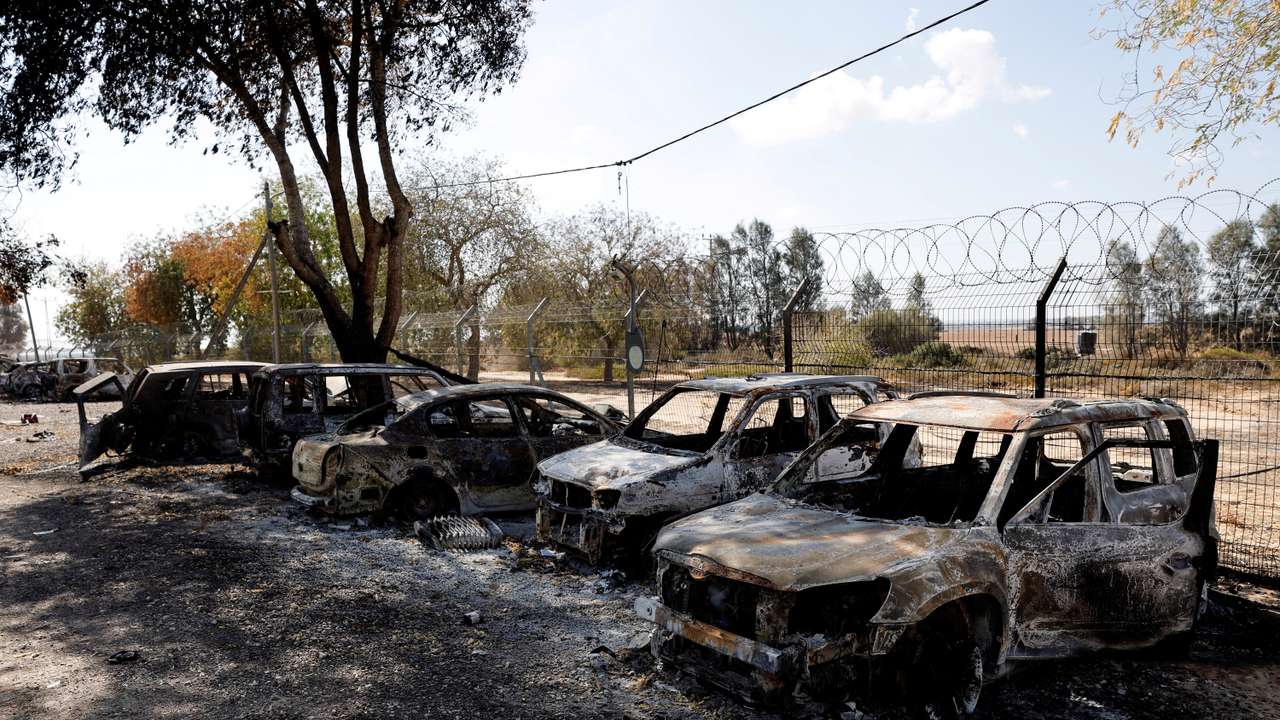 FILE PHOTO: Aftermath of a deadly infiltration by Hamas gunmen in Kibbutz Nir Oz