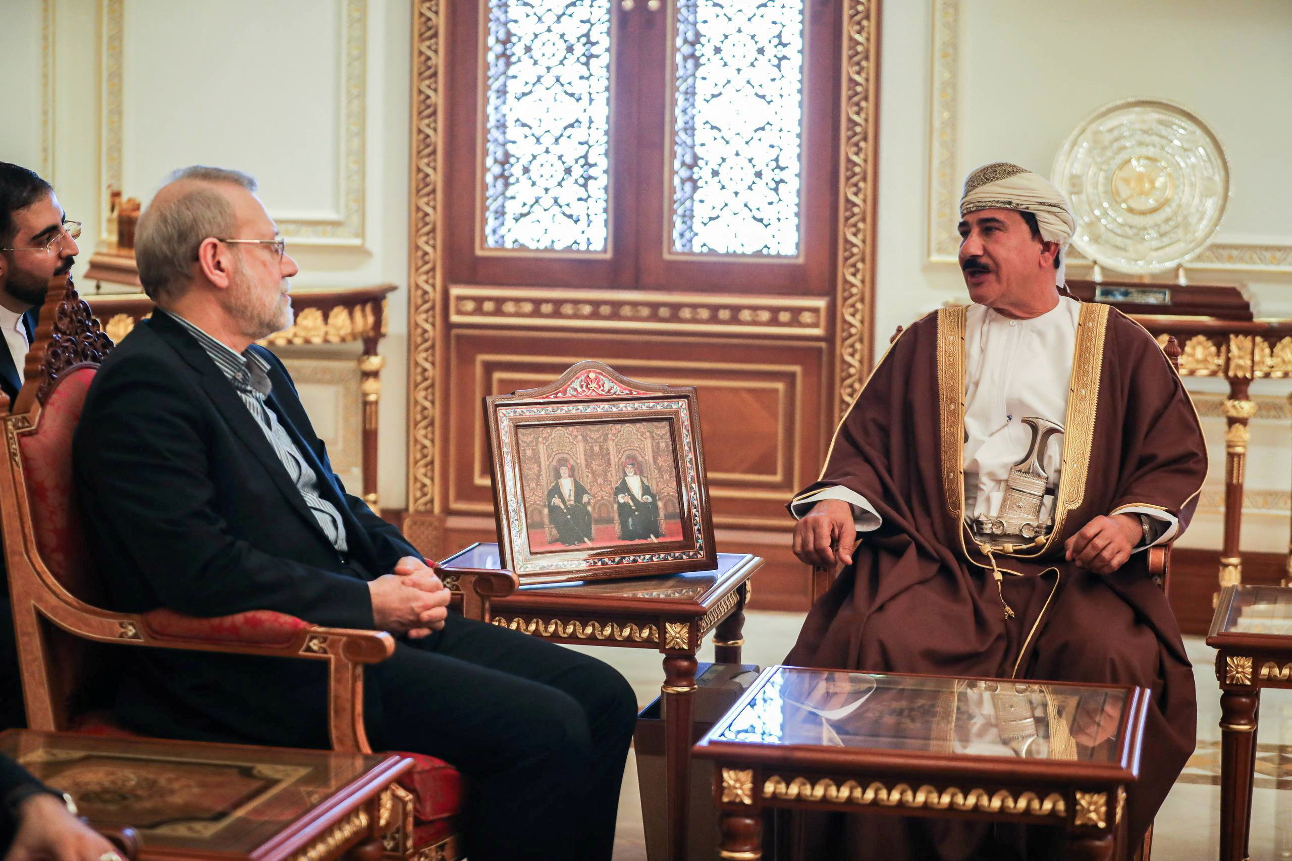 National Security Council Secretary Ali Larijani visits Oman