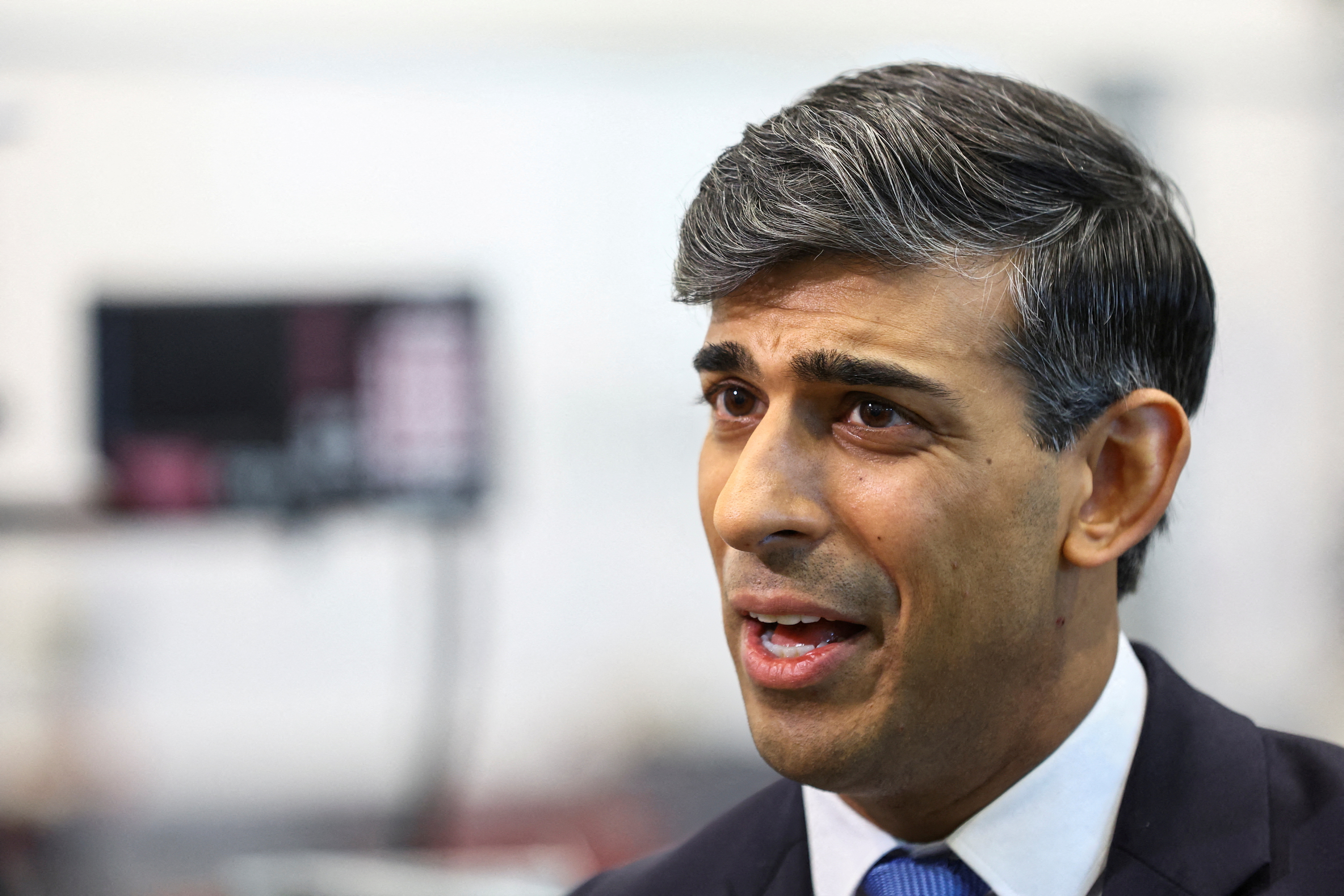 FILE PHOTO: Britain's Prime Minister Rishi Sunak visits the Manufacturing Technology Centre, in Coventry