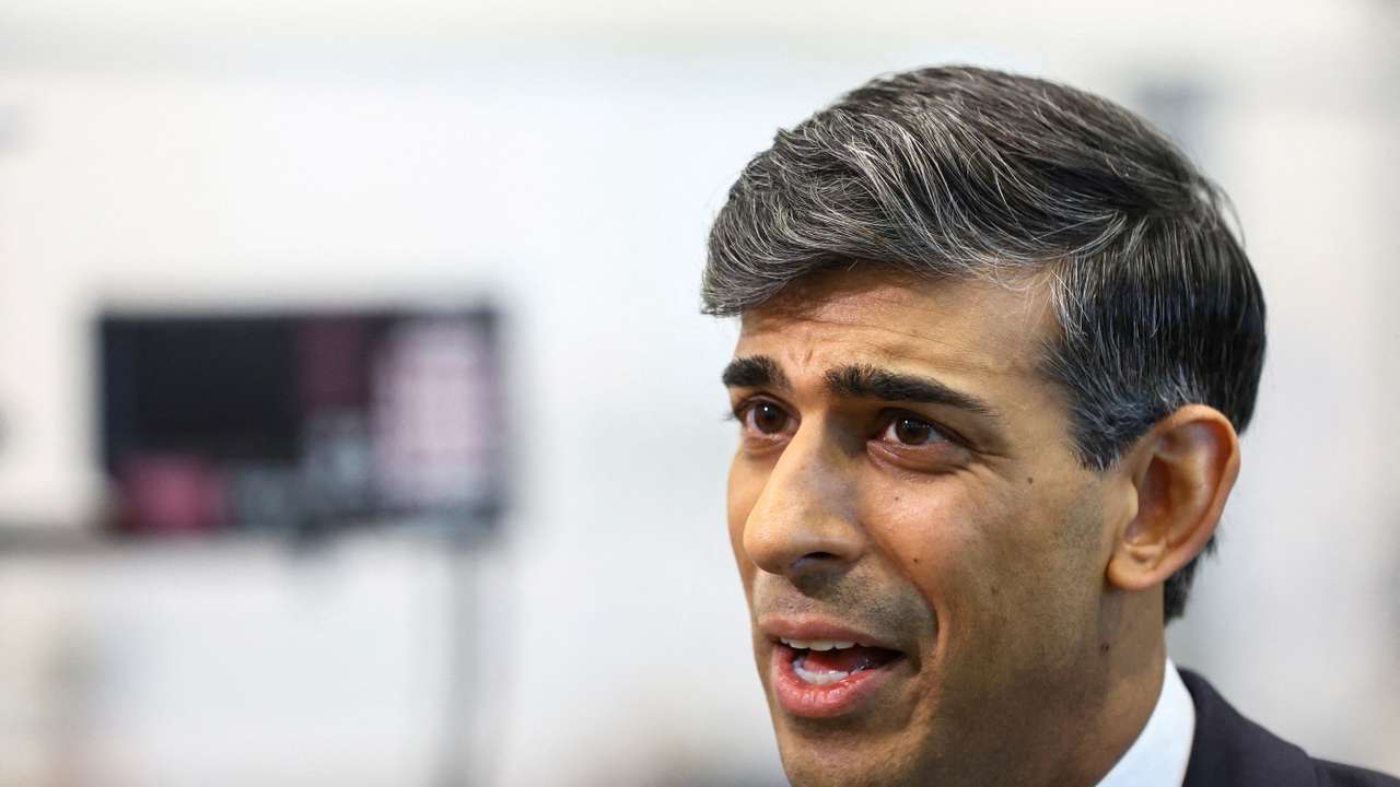 FILE PHOTO: Britain's Prime Minister Rishi Sunak visits the Manufacturing Technology Centre, in Coventry