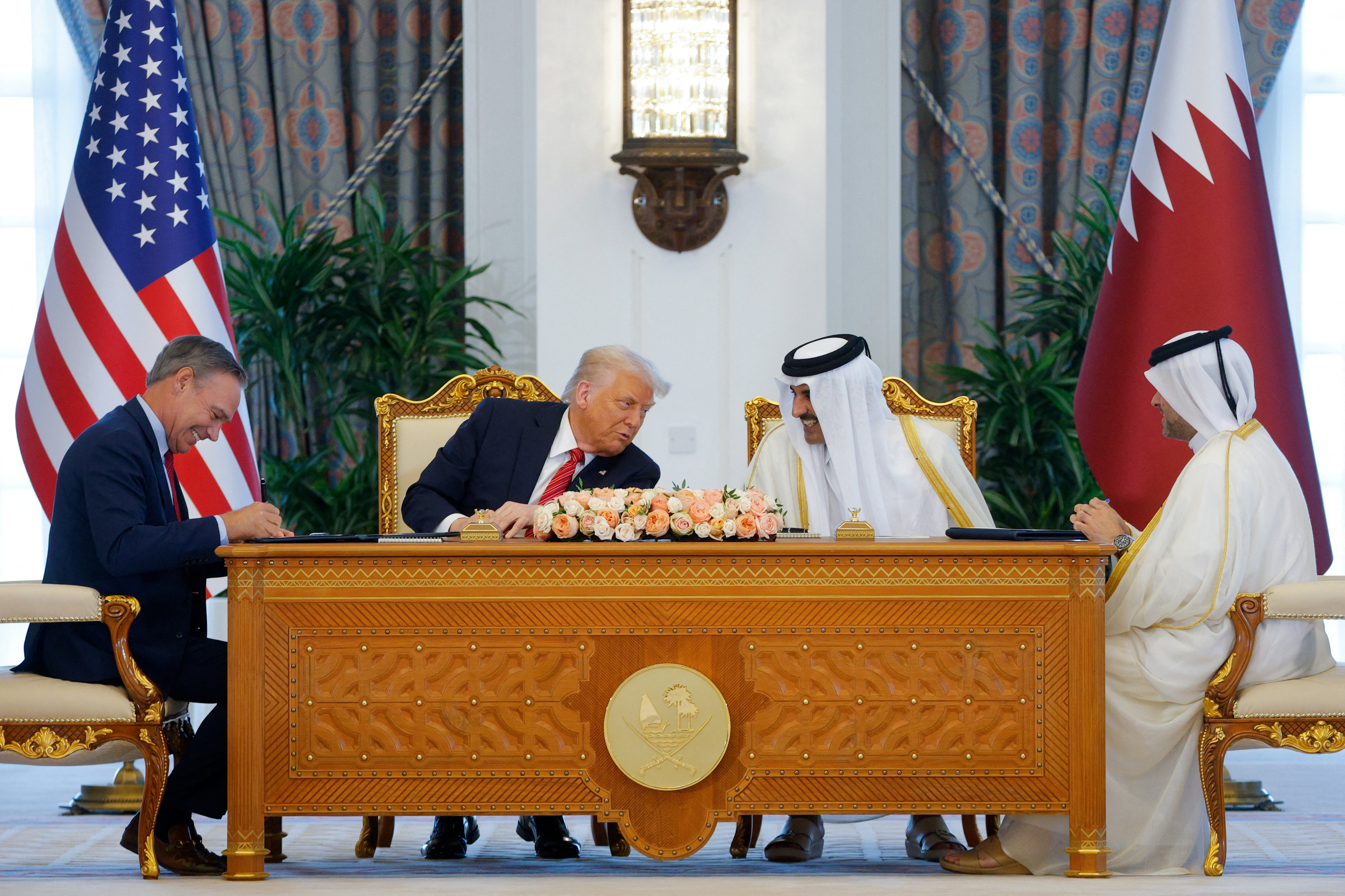 U.S. President Trump visits Qatar