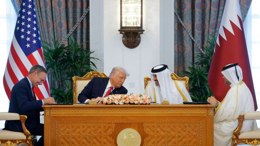 U.S. President Trump visits Qatar