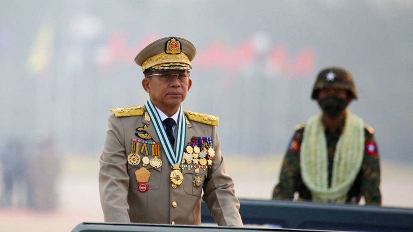 FILE PHOTO: FILE PHOTO: Myanmar junta leader General Min Aung Hlaing