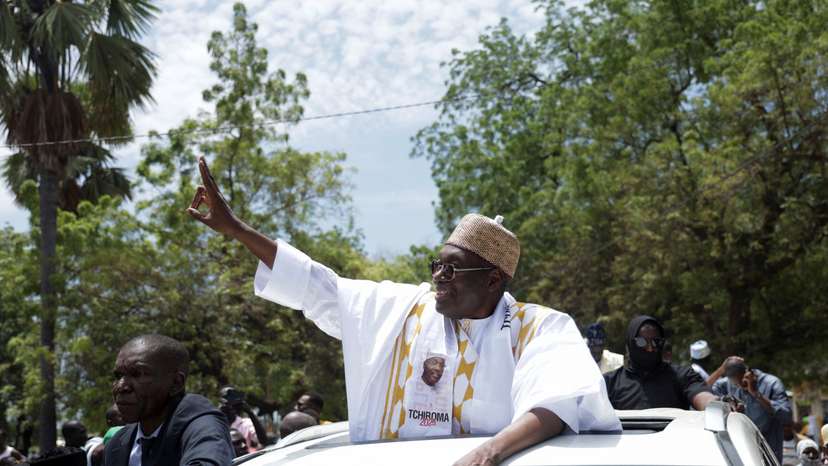 Presidential candidate Issa Tchiroma Bakary of the Cameroon National Salvation Front (FSNC) launches his electoral campaign in Yagoua