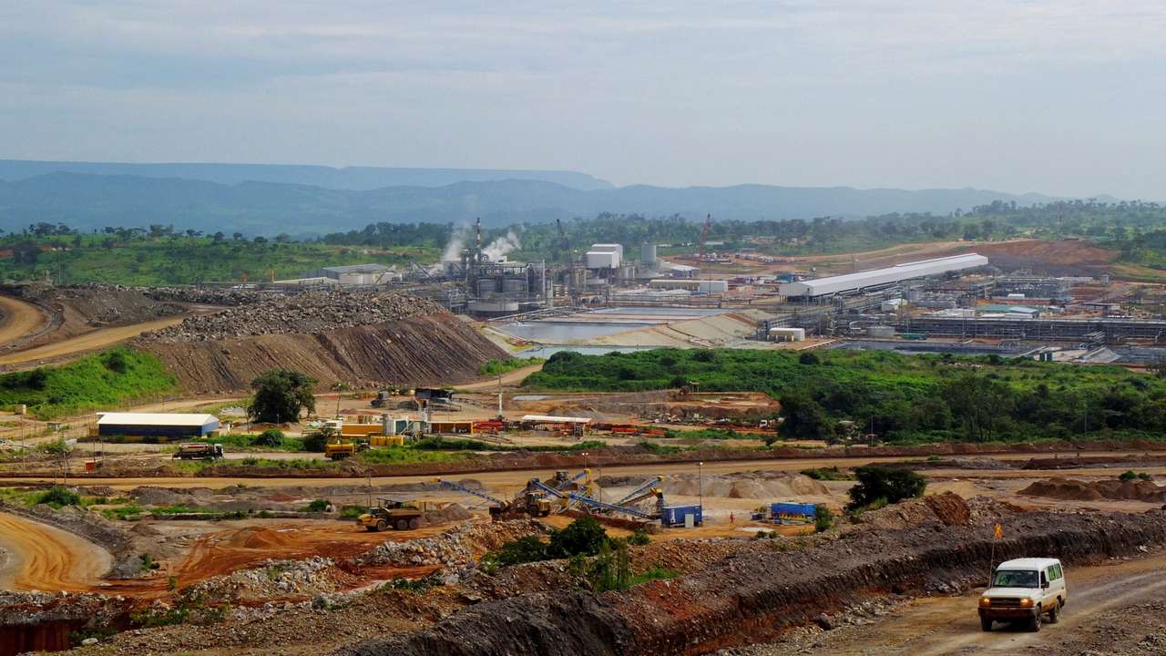 FILE PHOTO: A view of processing facilities at Tenke Fungurume, a copper and cobalt mine northwest of Lubumbashi in Congo's copper-producing south