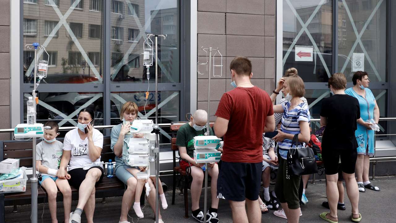Russian missile strikes on Ohmatdyt Children's Hospital in Kyiv