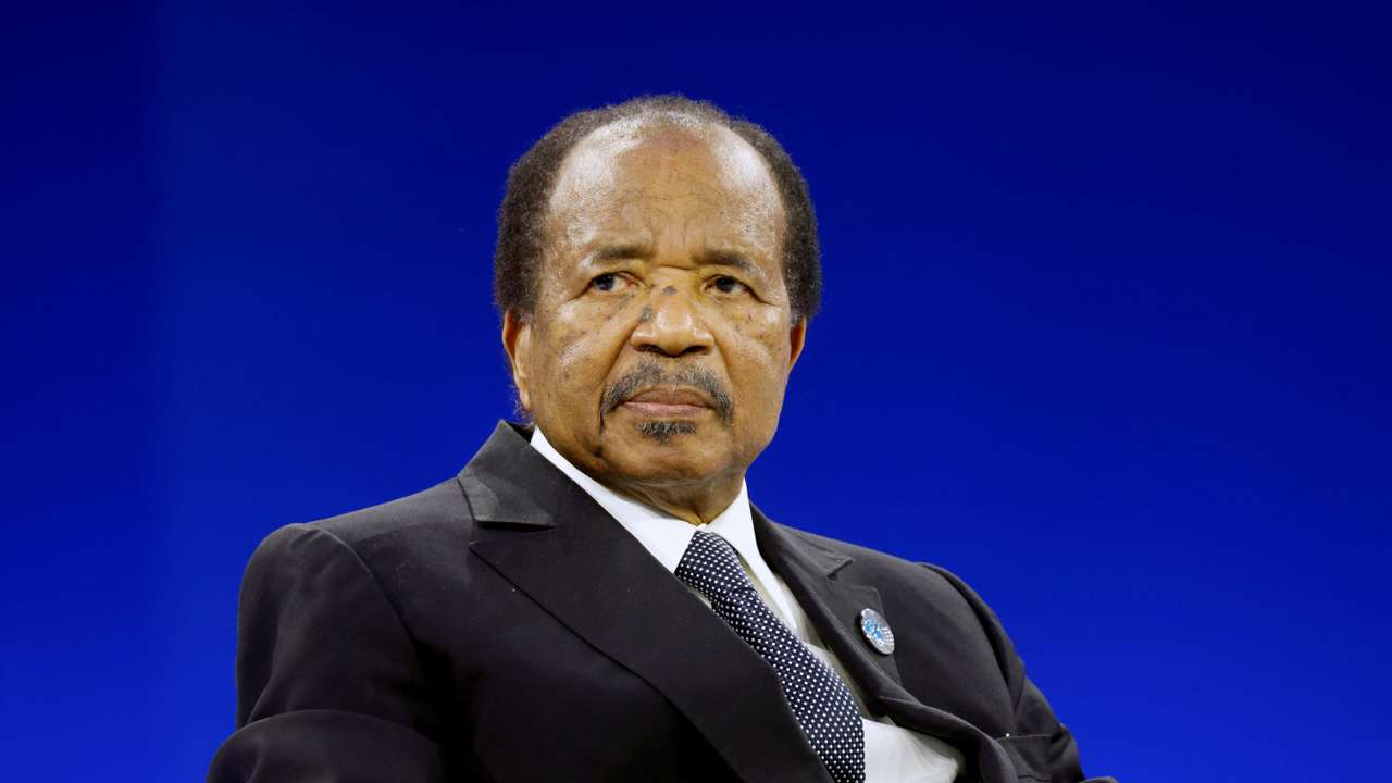 FILE PHOTO: Cameroon President Paul Biya attends the Paris Peace Forum