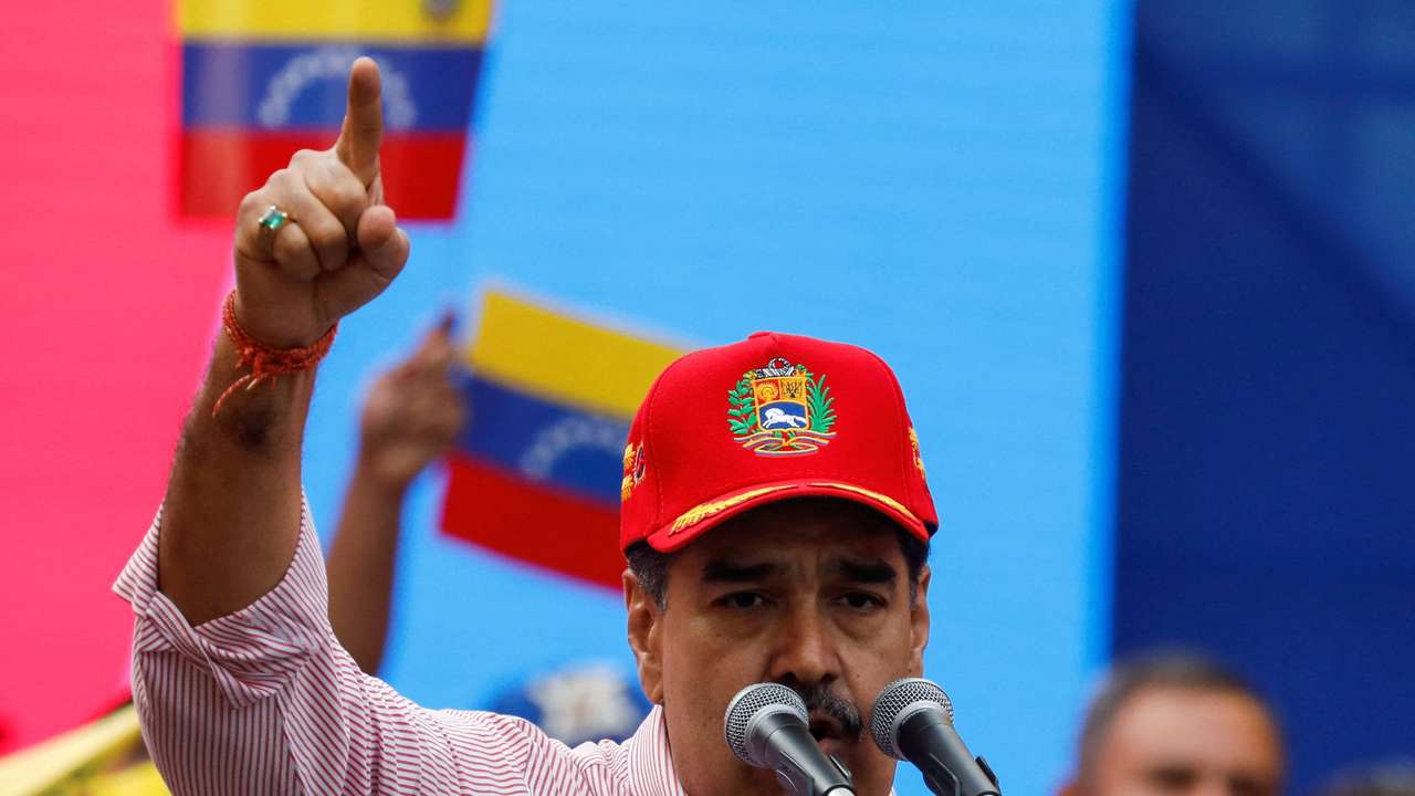 Venezuela's President Maduro hosts a swearing-in ceremony for community-based organizations at Miraflores Palace in Caracas