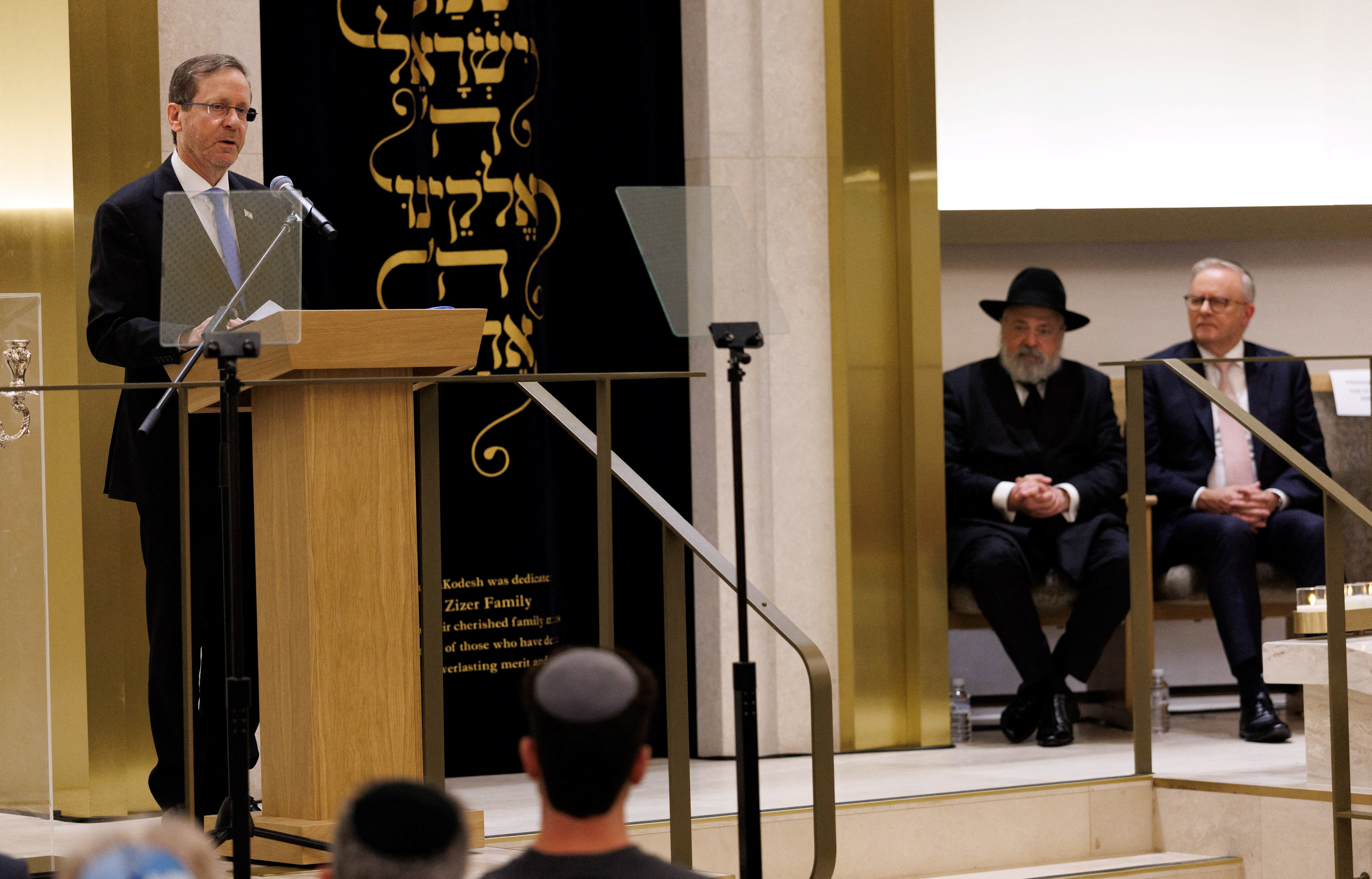 Pro-Palestinian protesters rally against Israeli President’s visit to Australia