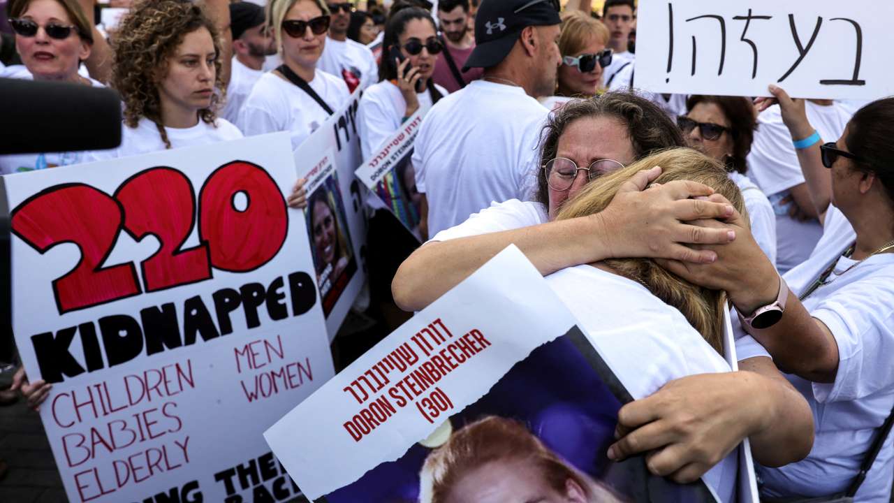 Protest calling for release of Israeli hostages