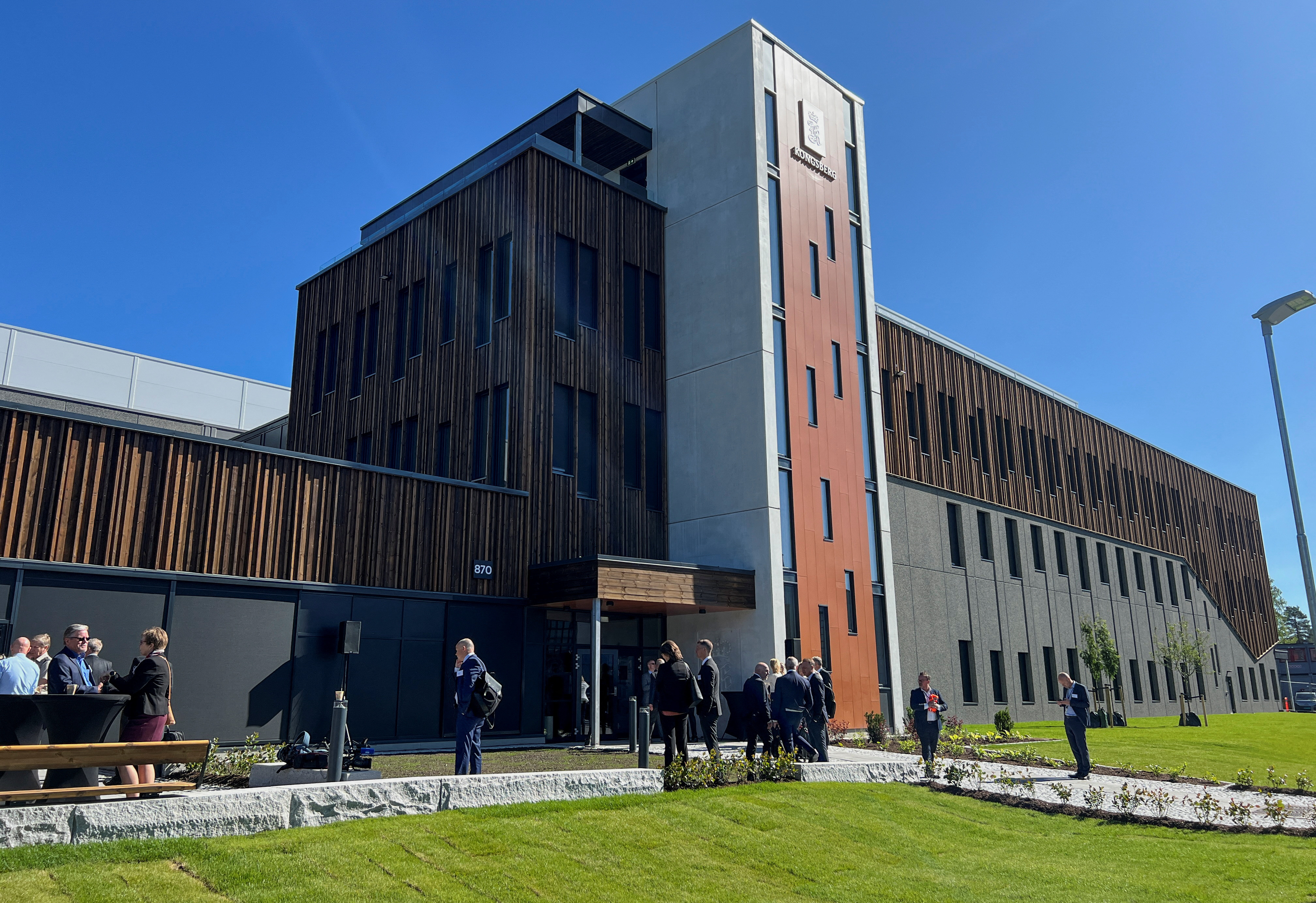 A view of Kongsberg's new missile factory in Kongsberg