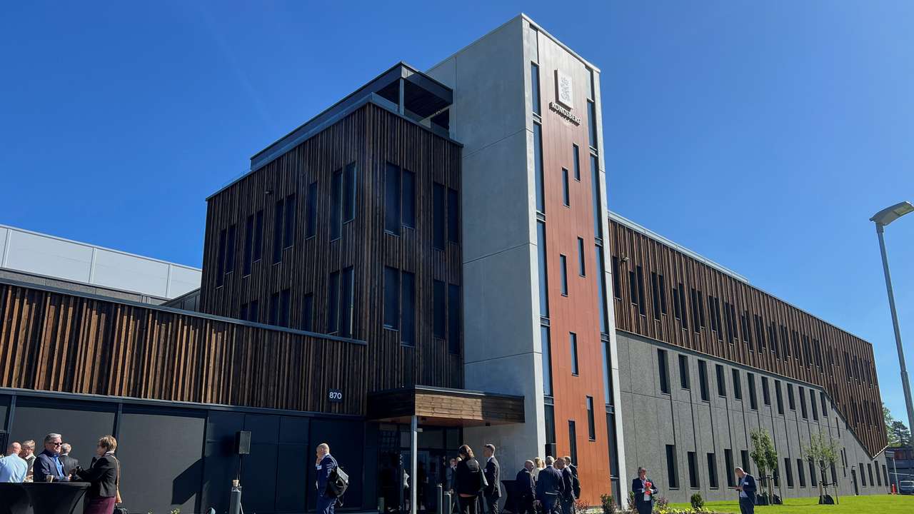 A view of Kongsberg's new missile factory in Kongsberg
