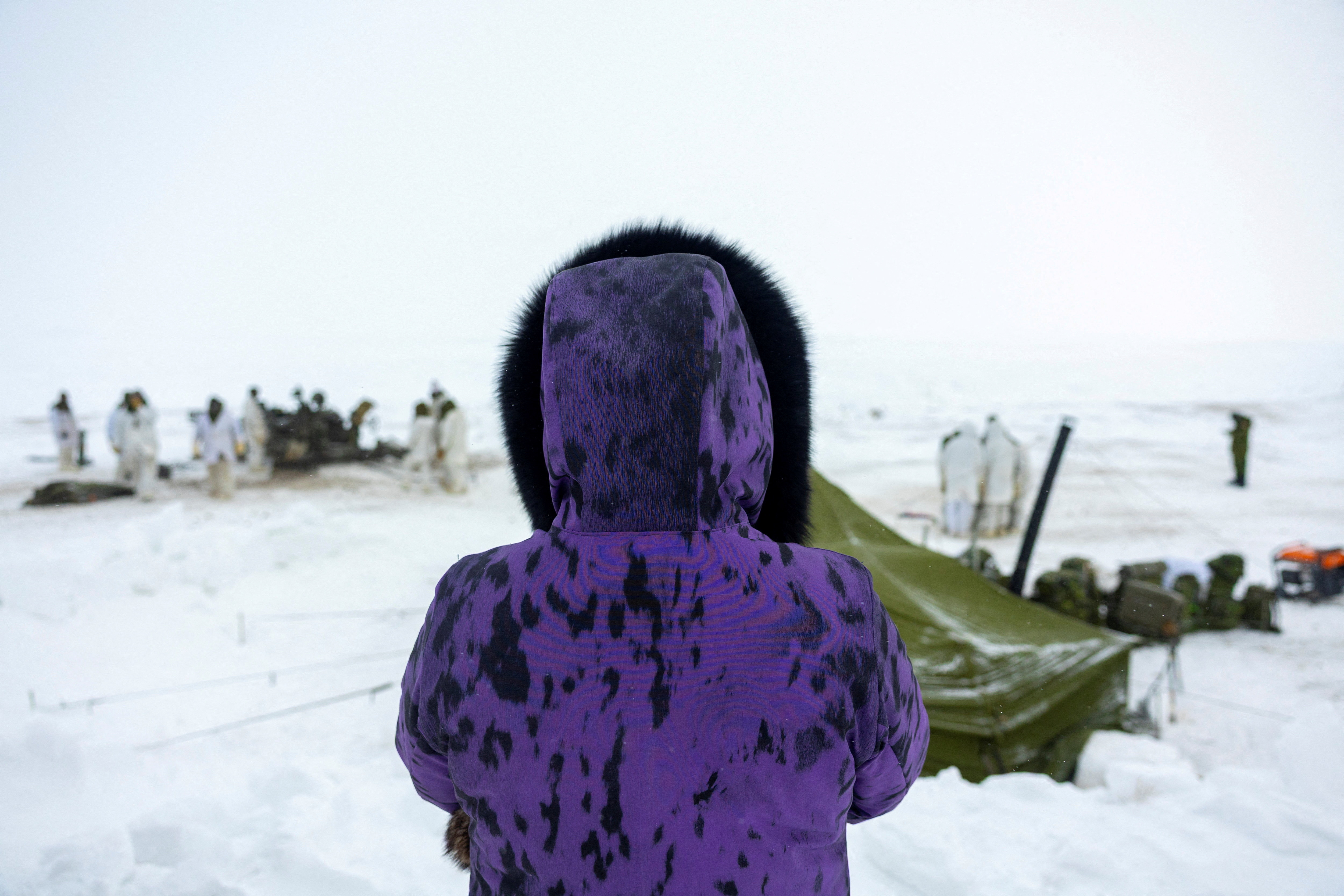 FILE PHOTO: Canadian troops conduct arctic operations