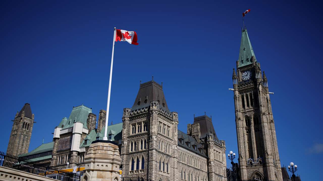 Centre Block on Parliament Hill in Ottawa