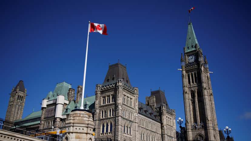Centre Block on Parliament Hill in Ottawa