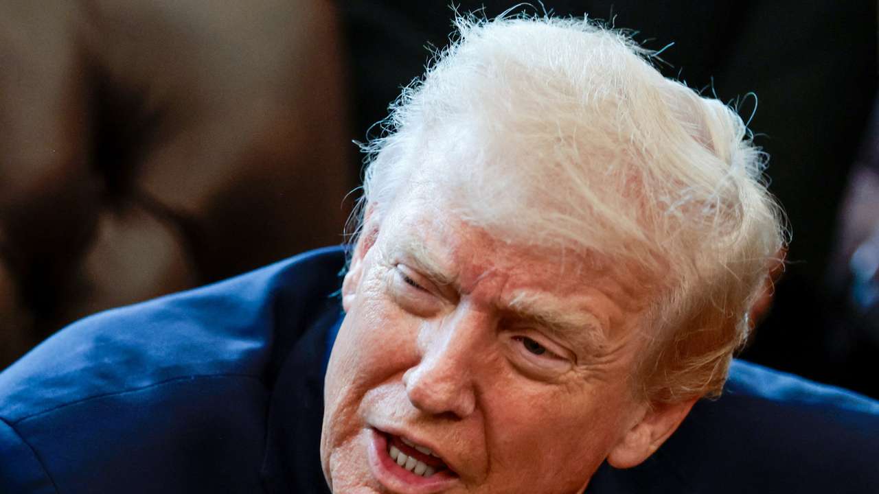 U.S. President Trump signs executive orders at the Oval Office, in Washington