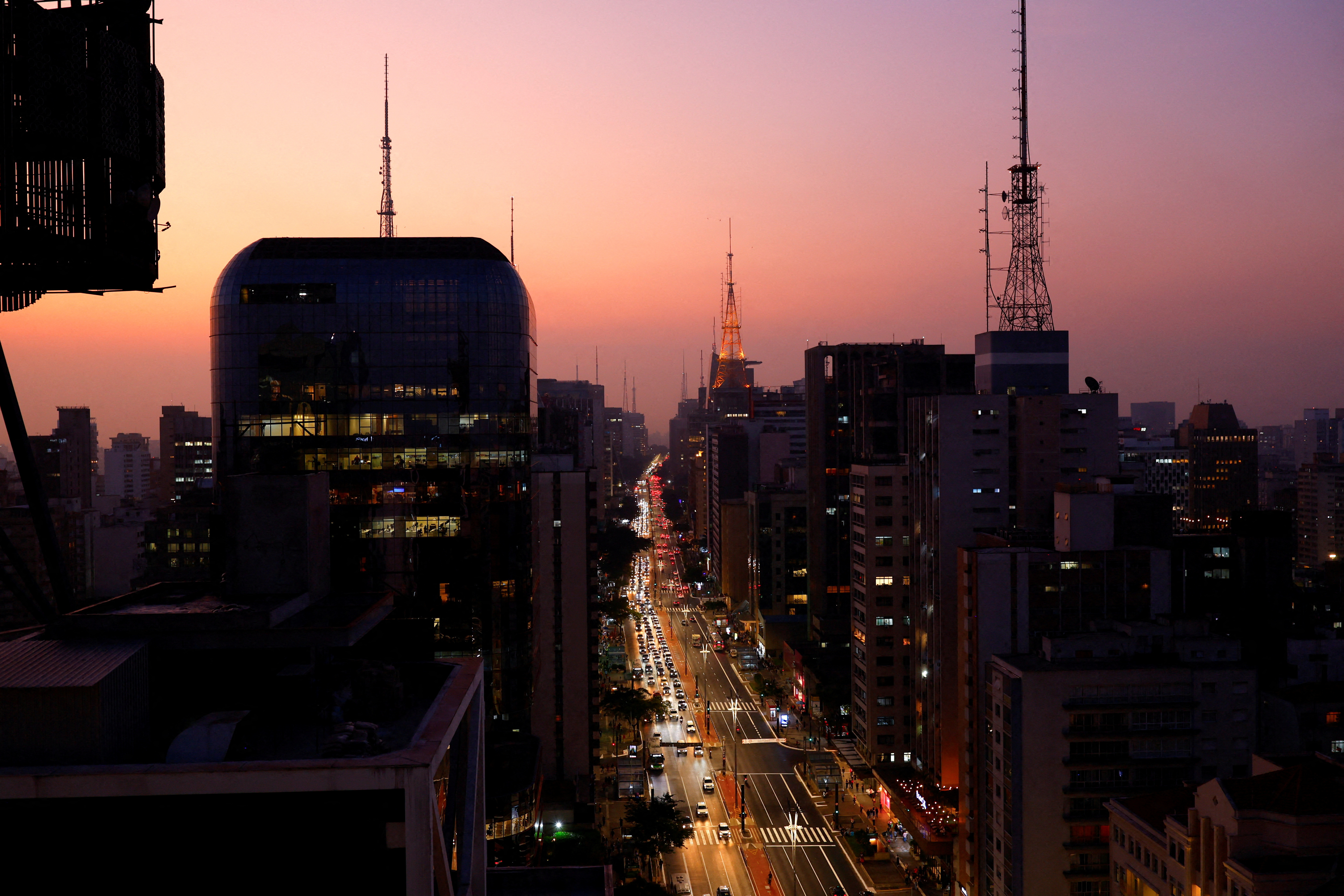 FILE PHOTO: The Paulista Avenue is seen in Sao Paulo