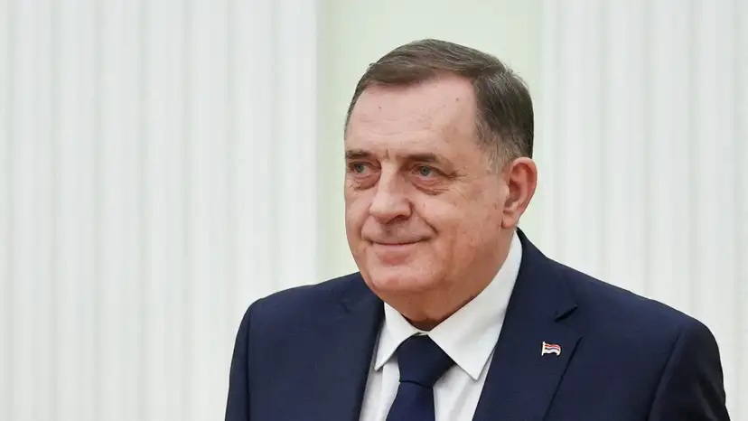 FILE PHOTO: Bosnian Serb leader Milorad Dodik