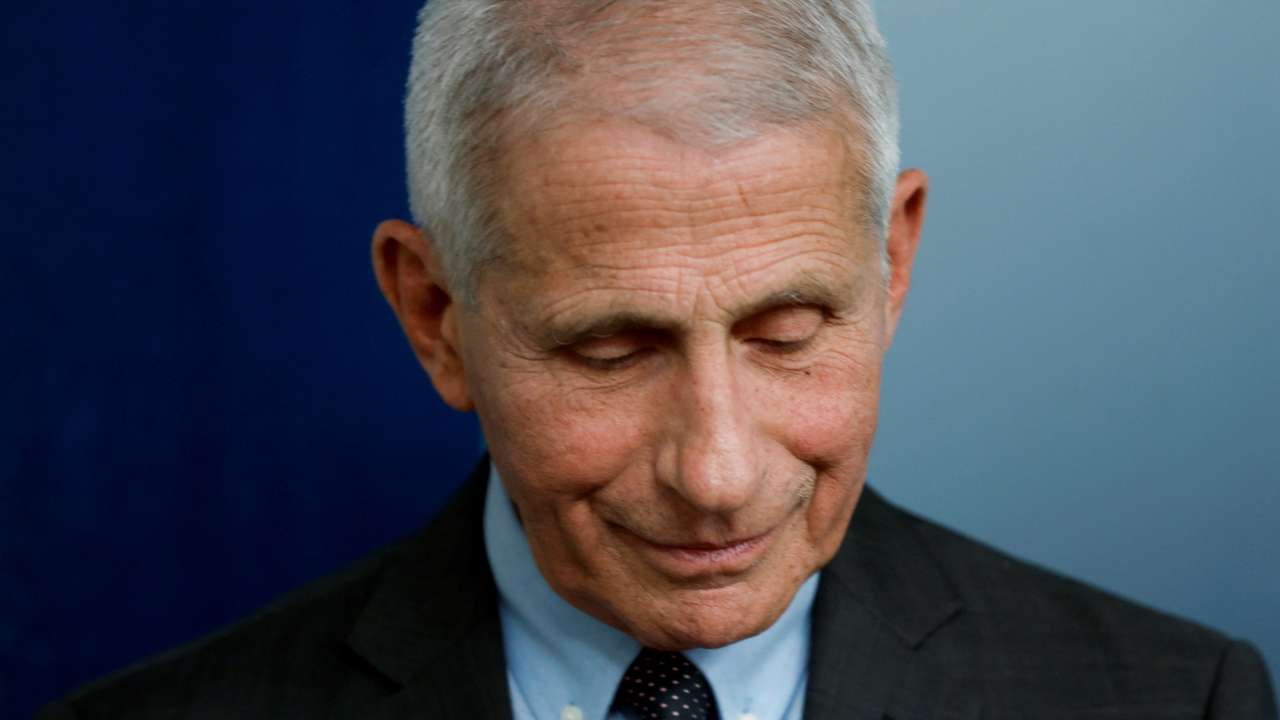 NIH's Fauci joins White House Press Secretary Jean-Pierre for the daily press briefing at the White House in Washington