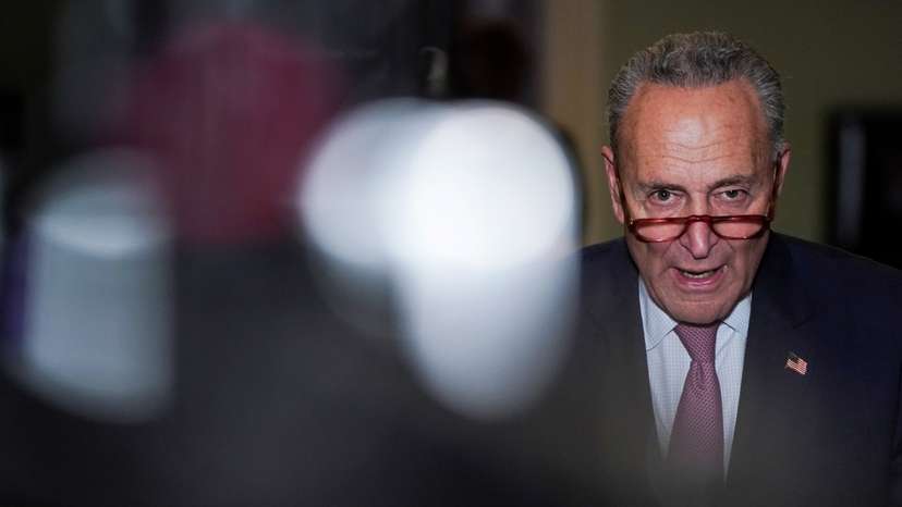 Chuck Schumer Leads Democratic Press Conference