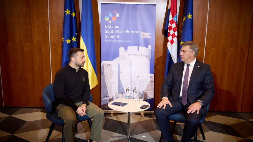 Ukraine's President Zelenskiy attends third Ukraine-South Eastern Europe Summit, in Dubrovnik