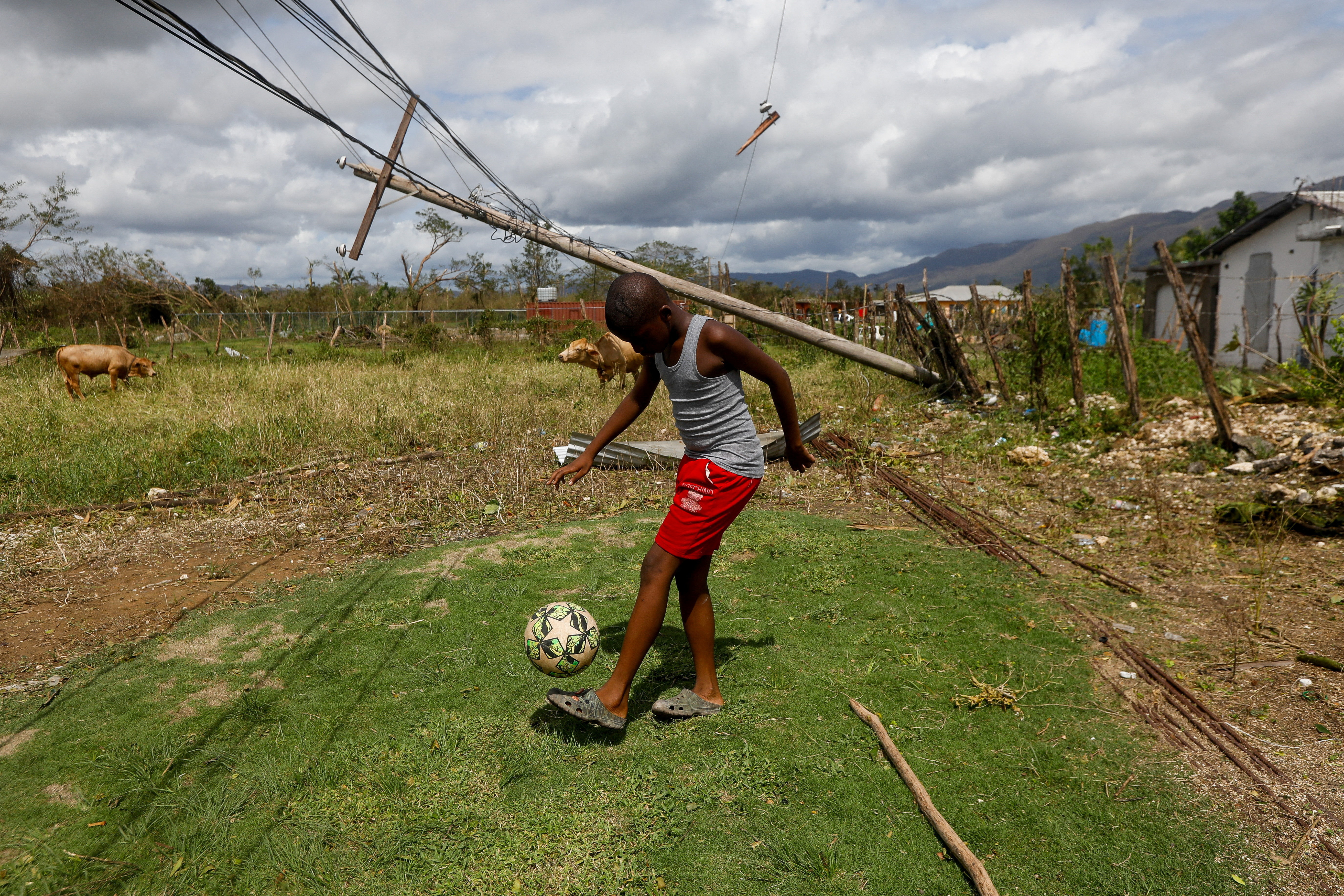 Aftermath of Hurricane Melissa, in Jamaica