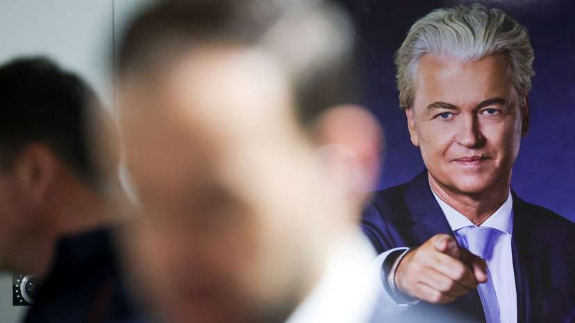 Dutch parliamentary elections, in The Hague