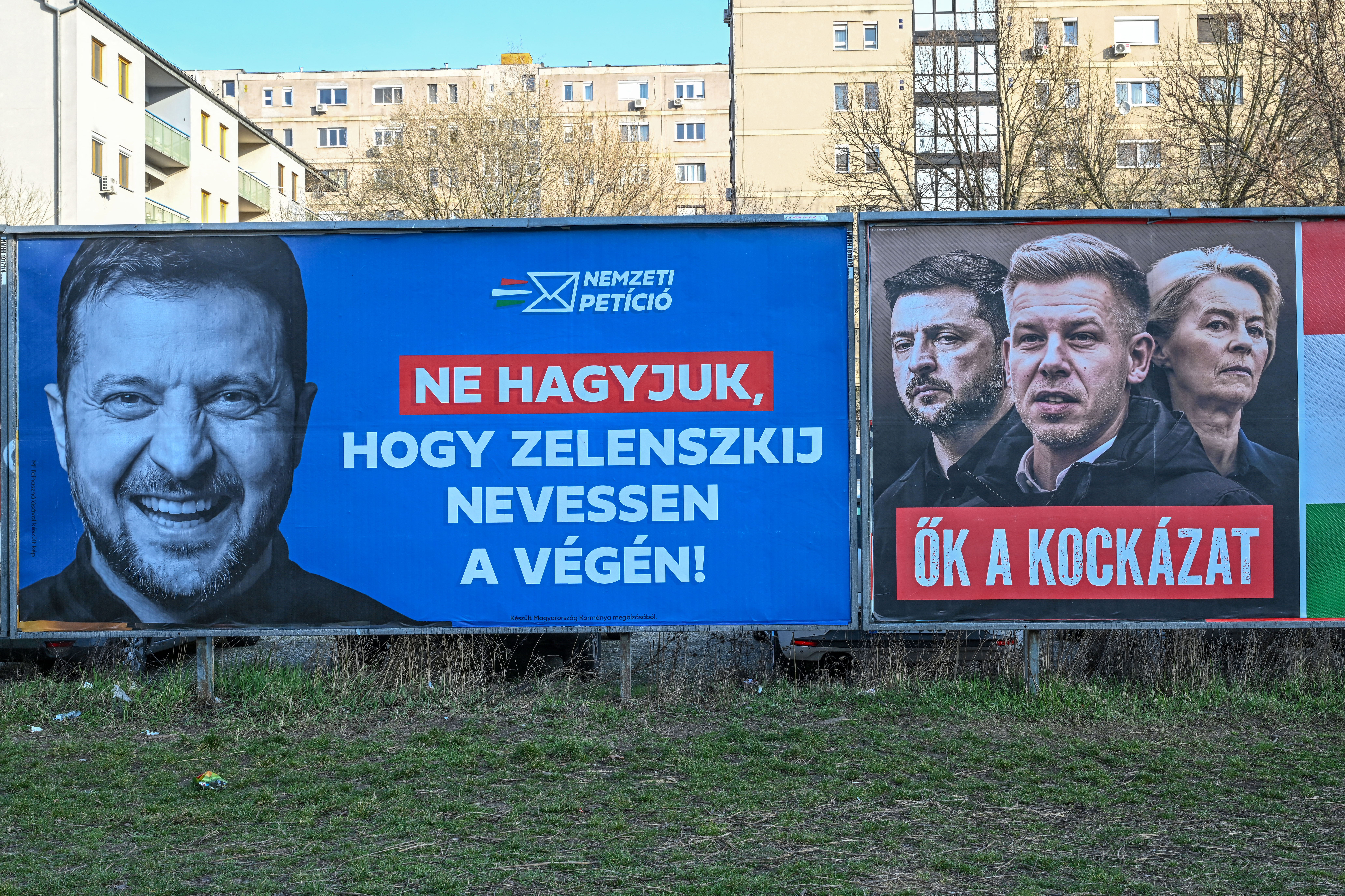 HUNGARY-POLITICS-ELECTION-BILLBOARD