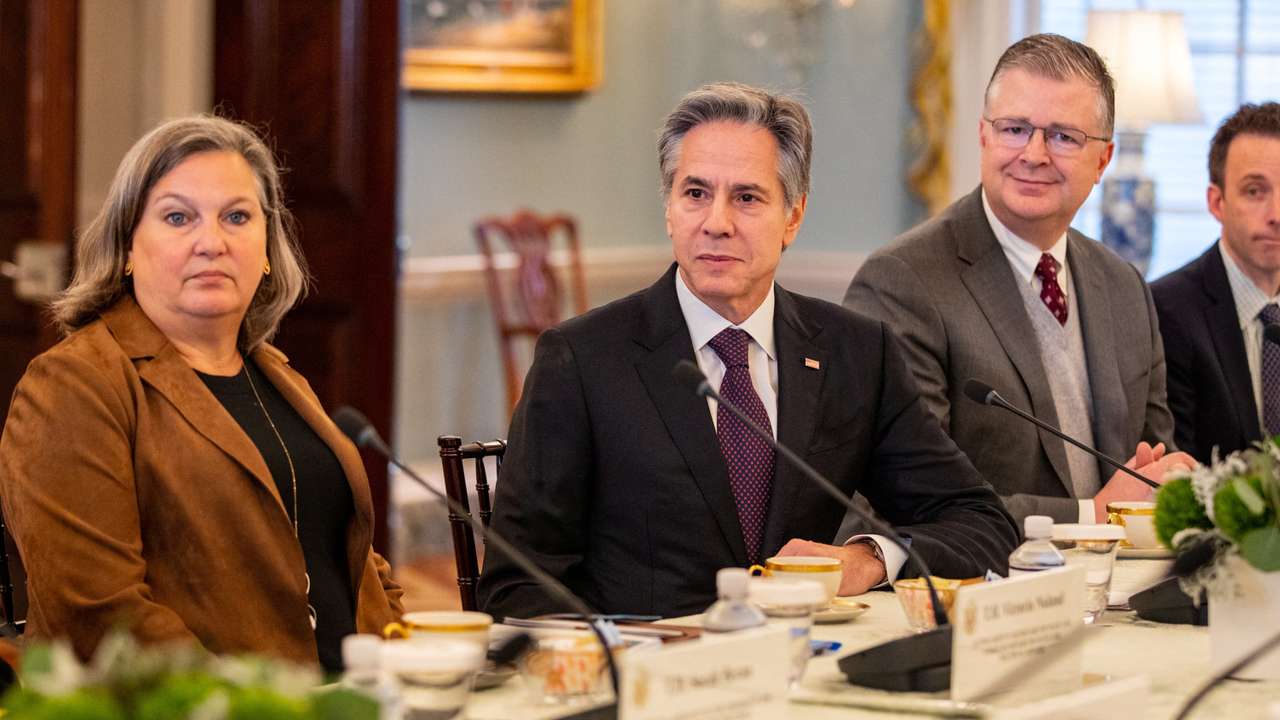 U.S. Secretary of State Blinken meets with Chinese Communist Party International Liaison Department Minister at the State Department