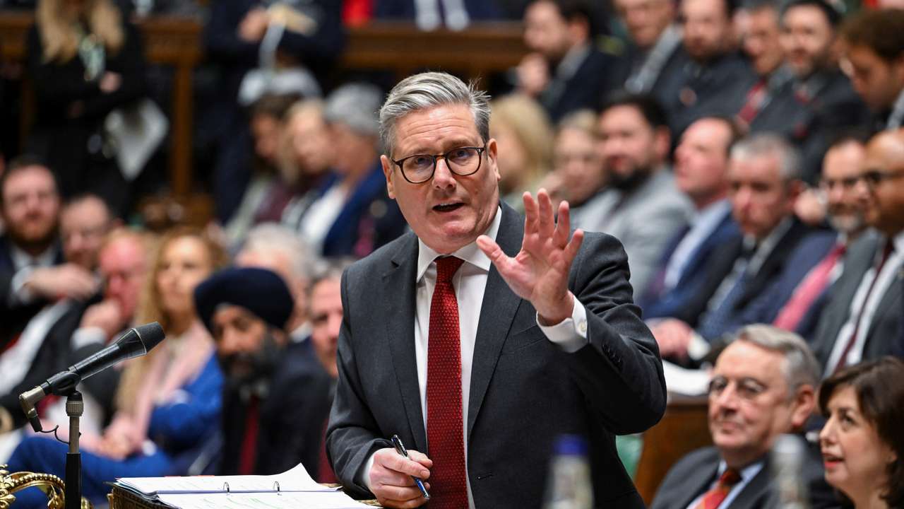 Prime Minister's Questions at the House of Commons in London