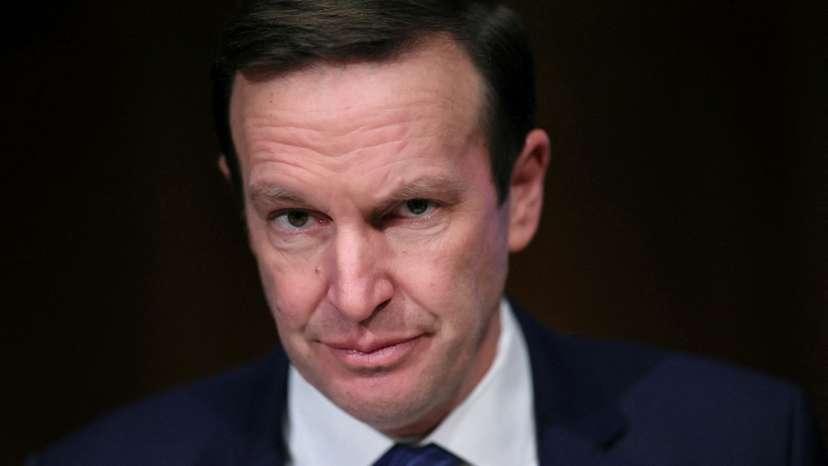 FILE PHOTO: U.S. Sen. Chris Murphy (D-CT) on Capitol Hill in Washington, U.S.