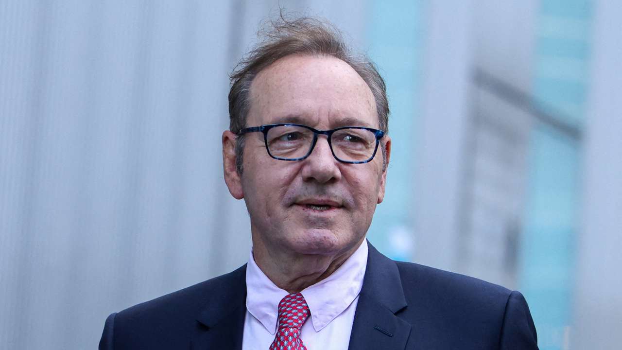 FILE PHOTO: Kevin Spacey appears in court as jury continues to deliberate, in London