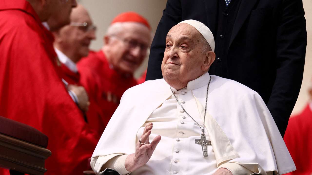 FILE PHOTO: Palm Sunday Mass in St. Peter's Square at the Vatican