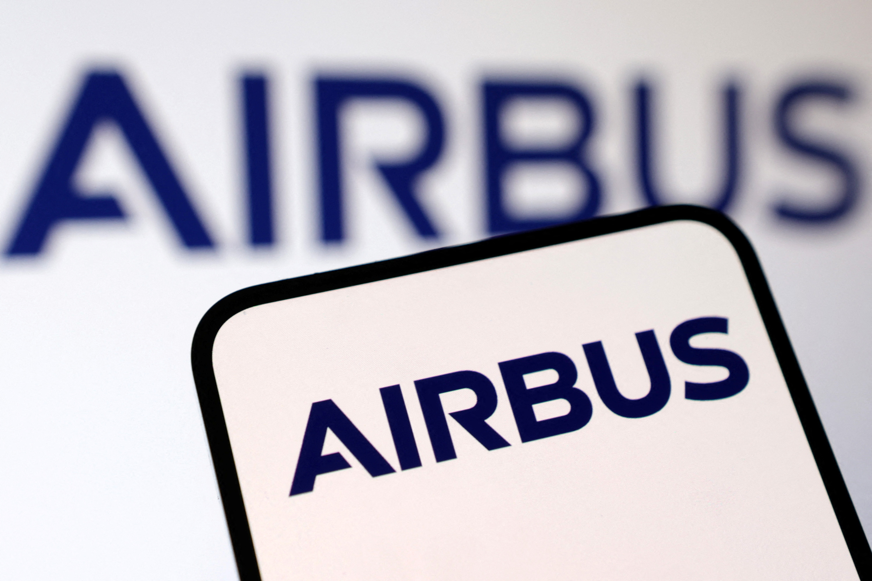 Illustration shows Airbus logo