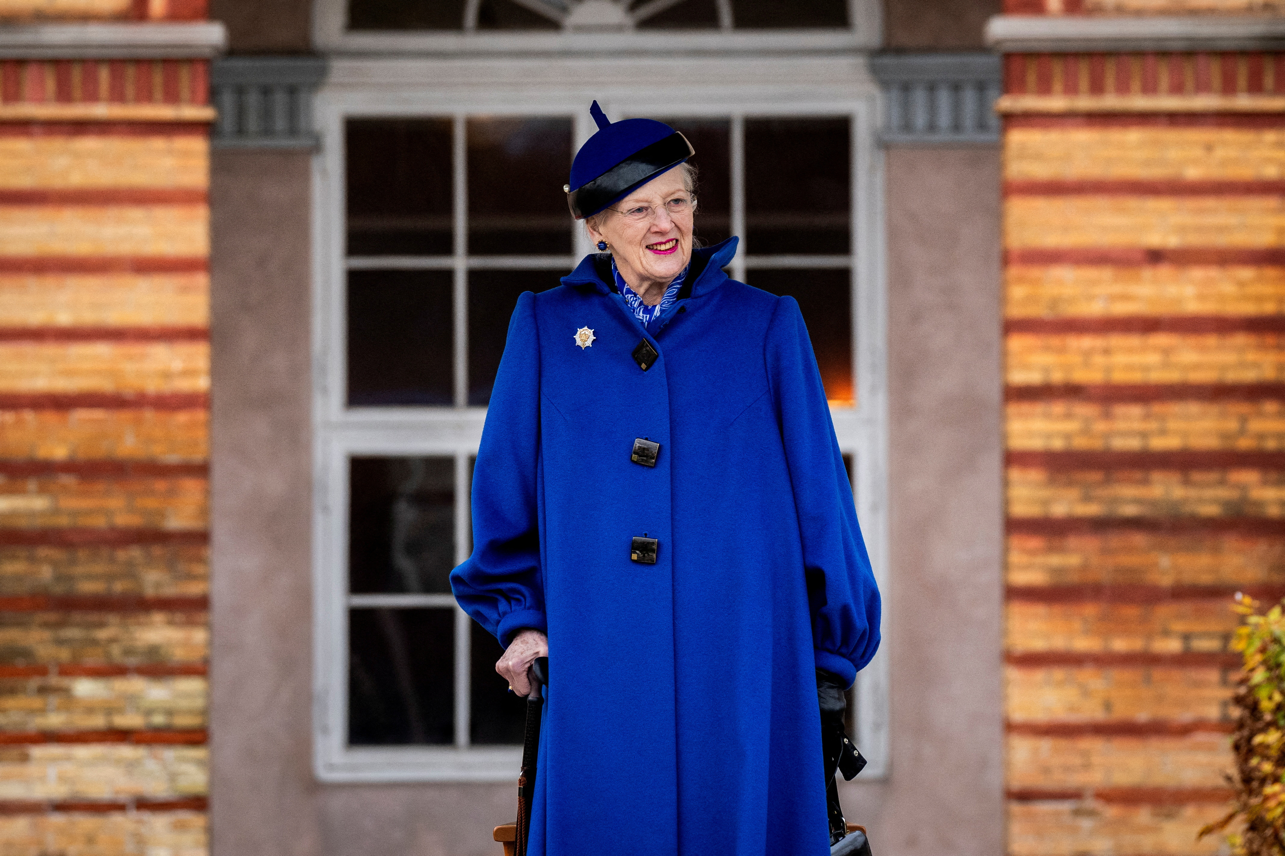 FILE PHOTO: Denmark's Queen Margrethe attends a parade of the Royal Life Guards in Copenhagen