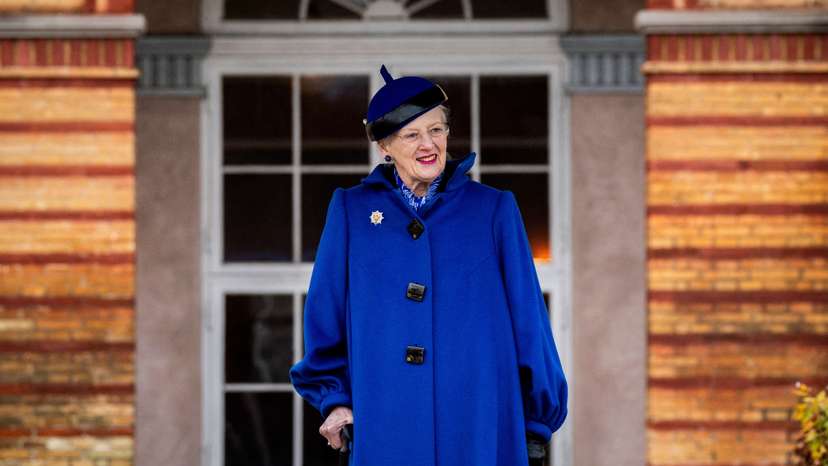 FILE PHOTO: Denmark's Queen Margrethe attends a parade of the Royal Life Guards in Copenhagen