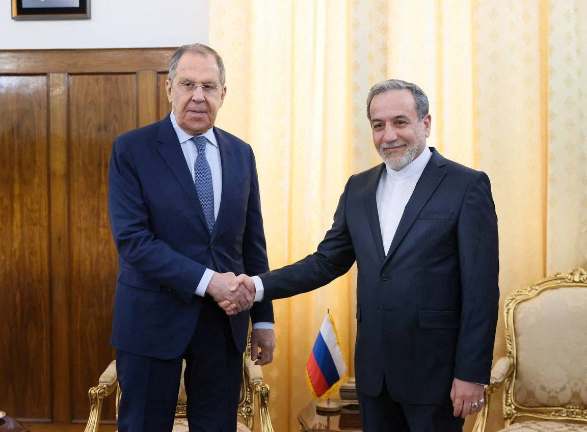 Russia's Foreign Minister Lavrov and Iranian Foreign Minister Araqchi meet in Tehran