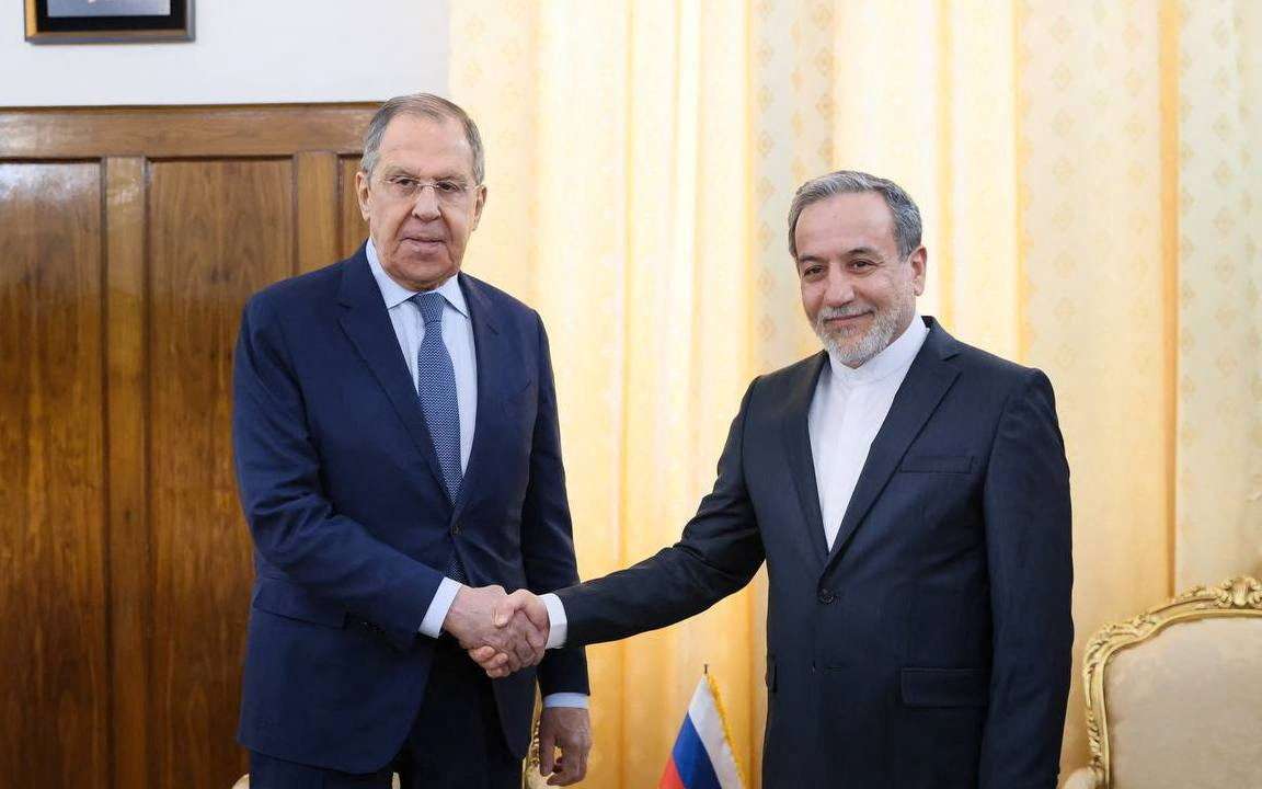 Russia's Foreign Minister Lavrov and Iranian Foreign Minister Araqchi meet in Tehran
