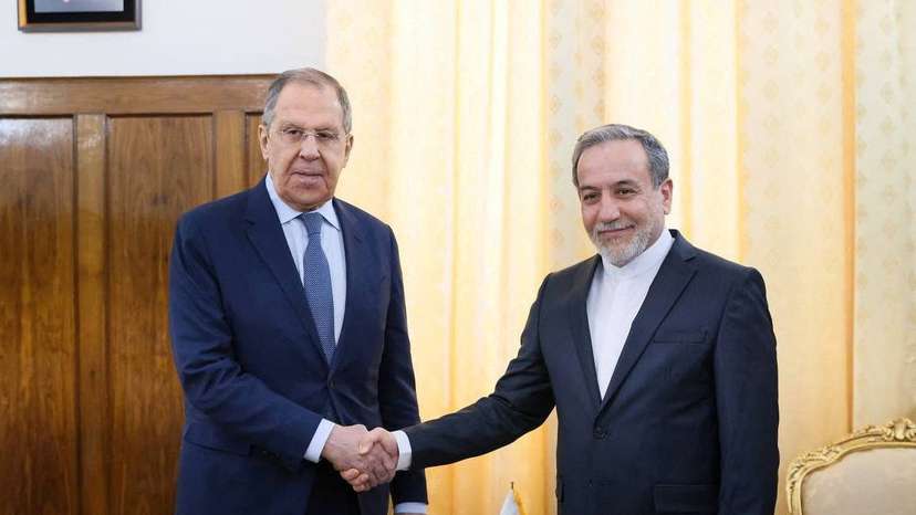 Russia's Foreign Minister Lavrov and Iranian Foreign Minister Araqchi meet in Tehran