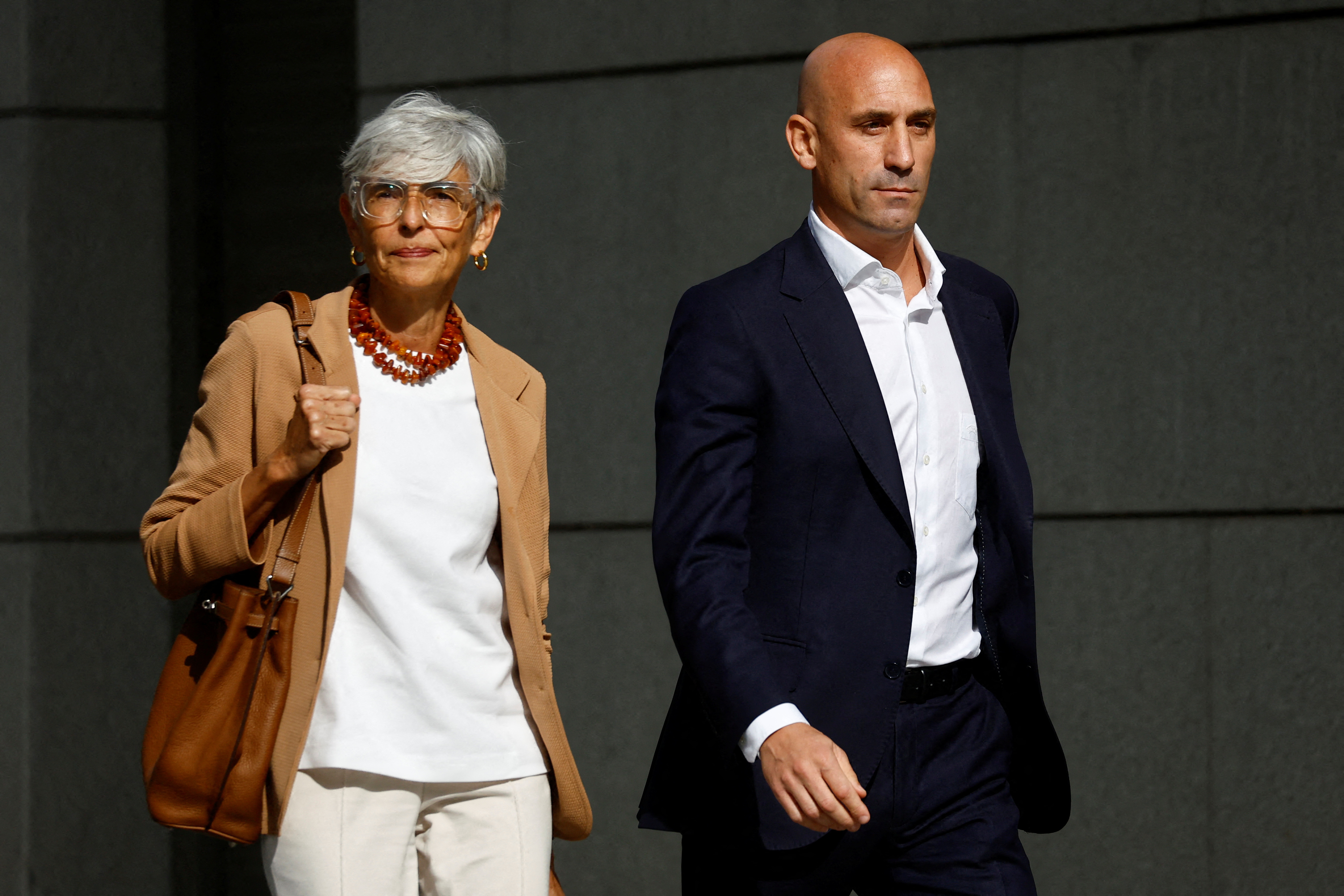 FILE PHOTO: Former Royal Spanish Football Federation President Luis Rubiales arrives to testify at the High Court in Madrid