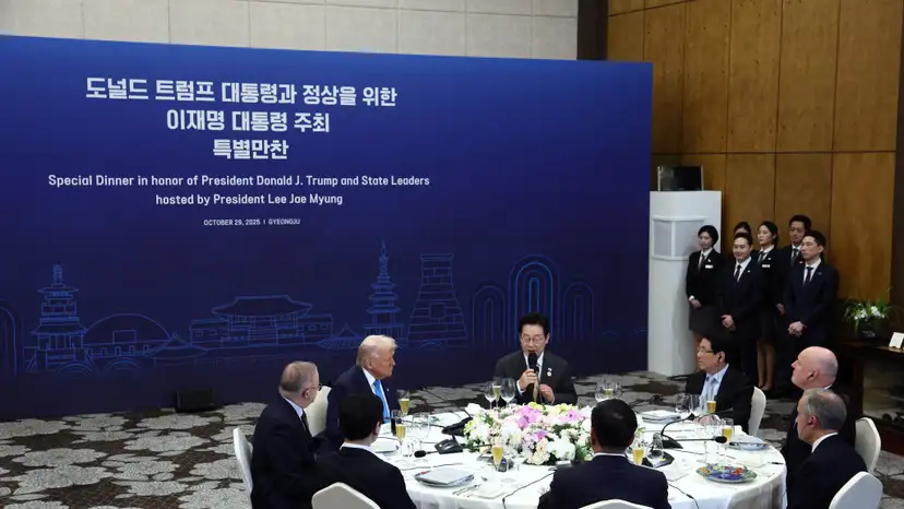 U.S. President Donald Trump visits South Korea