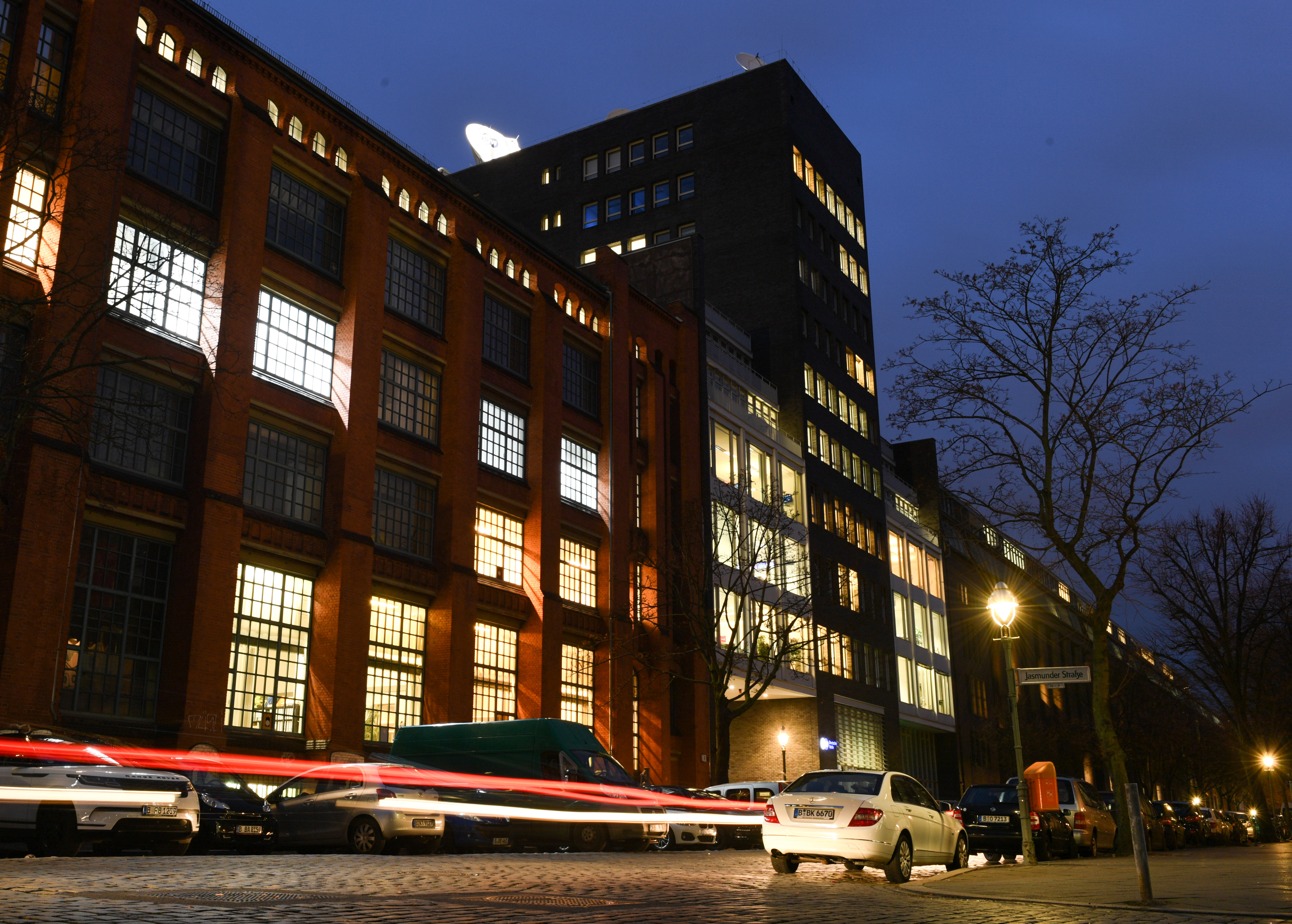 The building of Germany's international broadcaster Deutsche Welle is pictured in Berlin