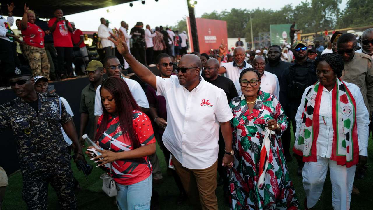 Ghana's NDC party campaign launch ahead of December elections, in Tamale