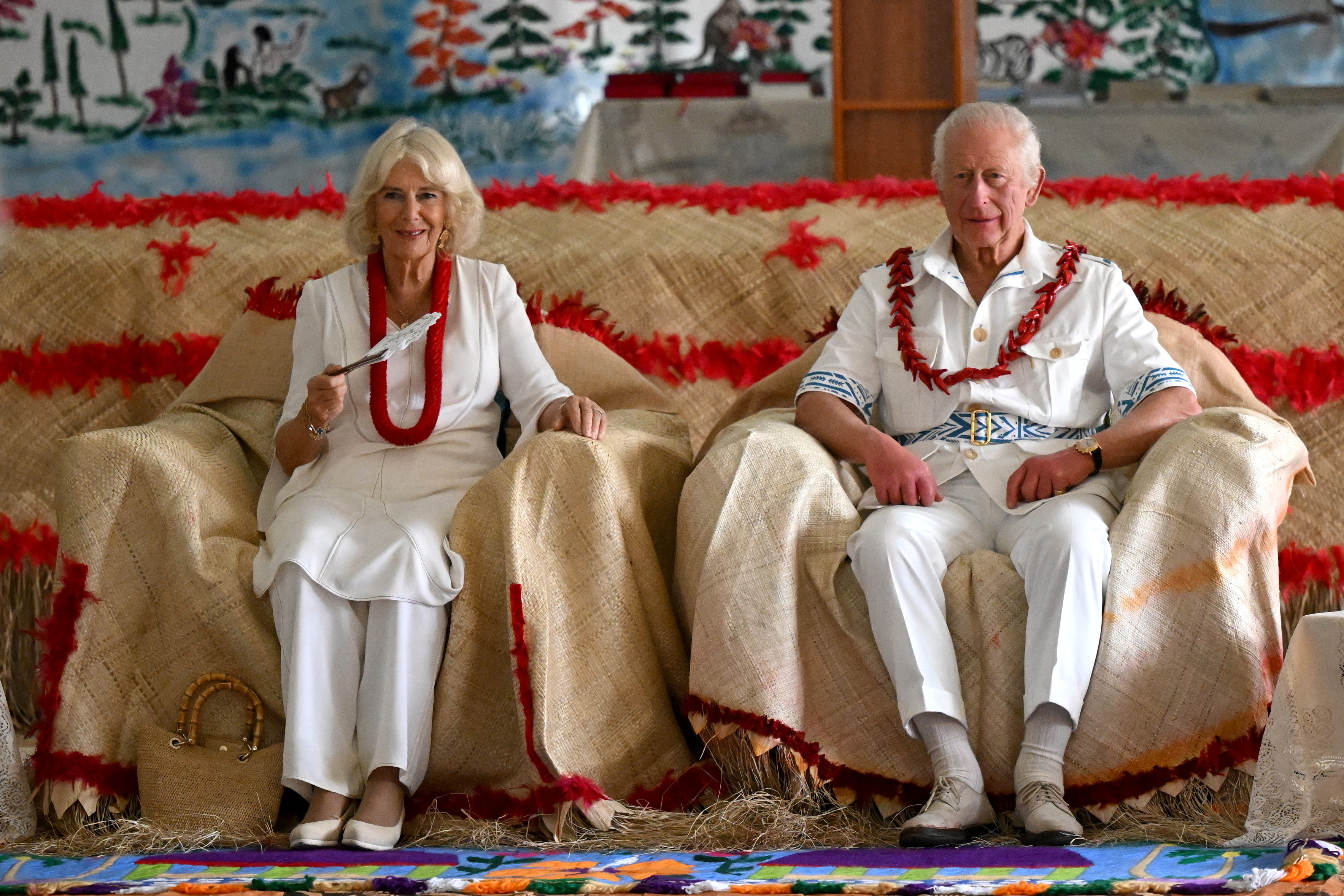Britain's King Charles and Queen Camilla visit Samoa